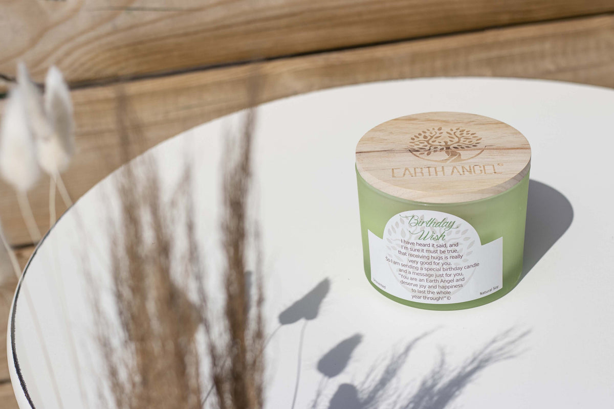 Earth Angel Candle Birthday Wish