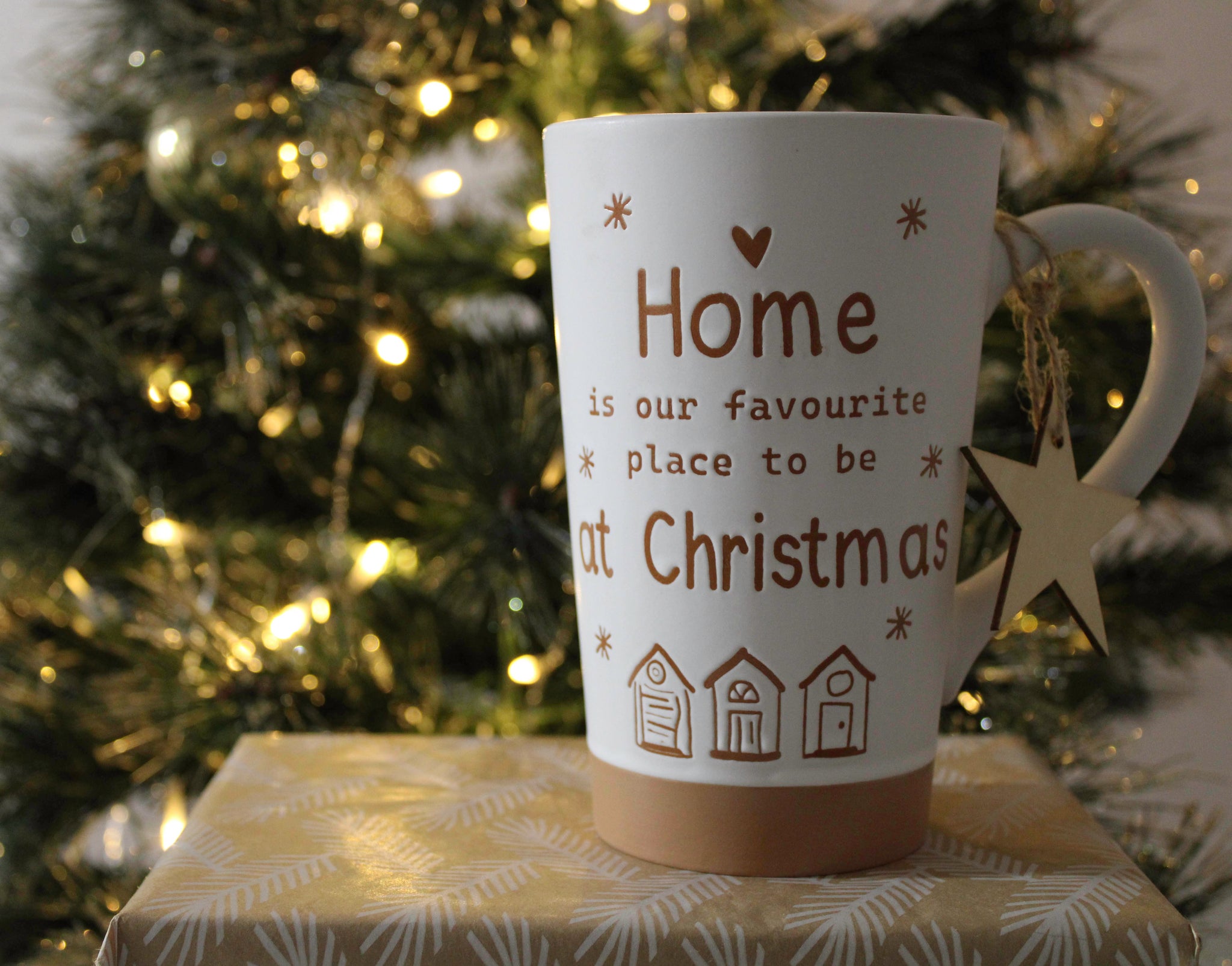 House: Holiday Stoneware Mug – Earth Angel