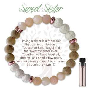 Open image in slideshow, Sweet Sister: Aromatherapy Bracelet
