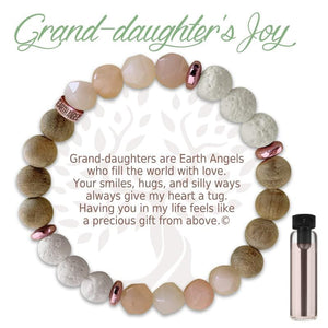 Open image in slideshow, Grand-daughter&#39;s Joy: Aromatherapy Bracelet
