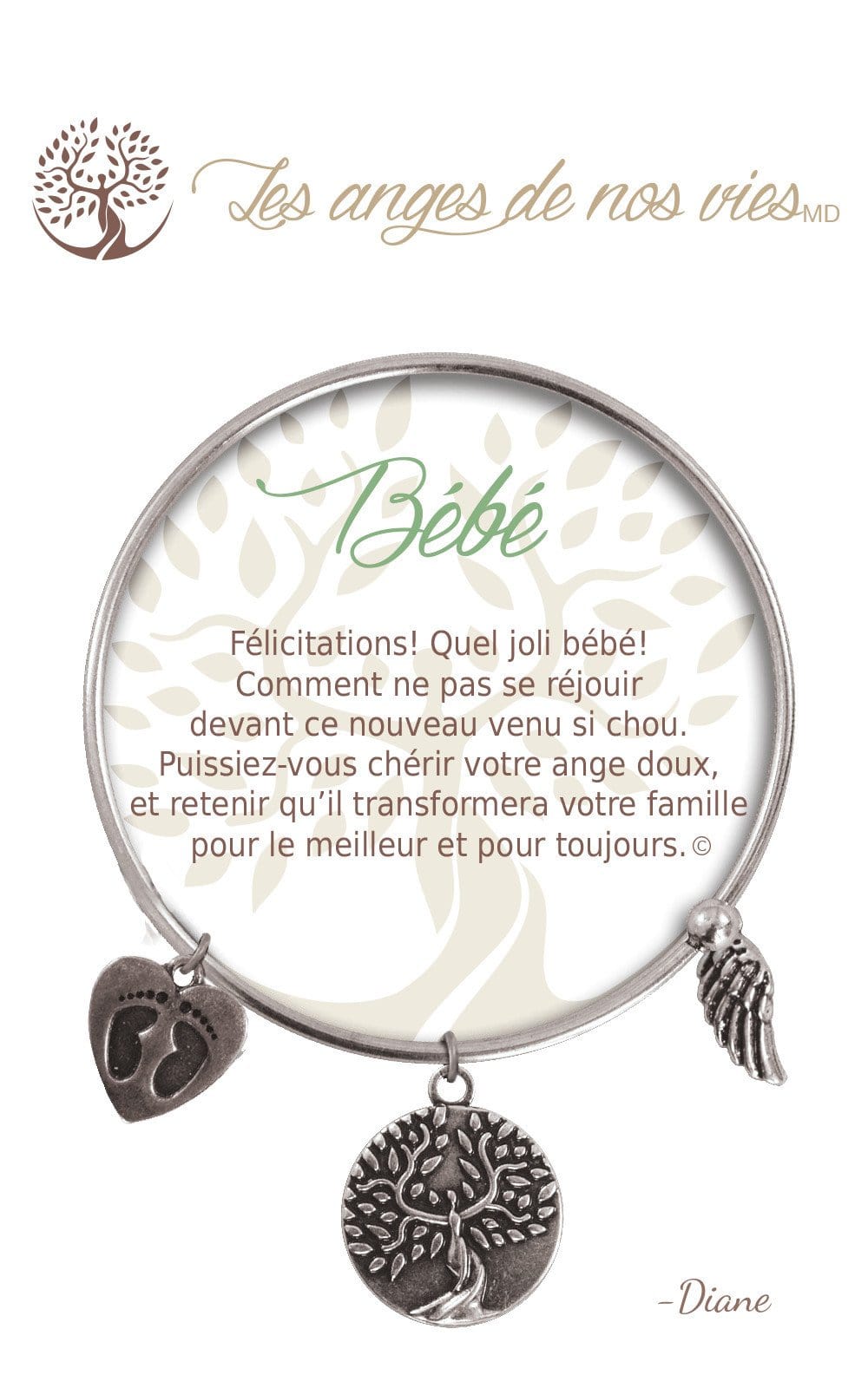 Bébé: Charm Bracelet – Earth Angel