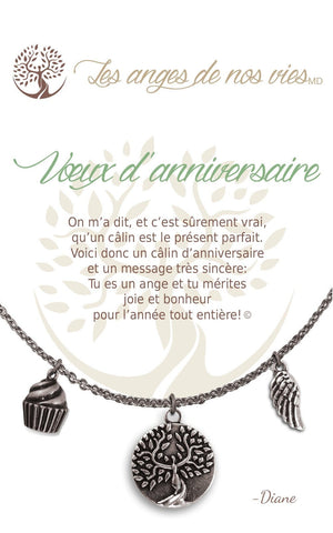 Open image in slideshow, Voeux d&#39;anniversaire: Charm Necklace
