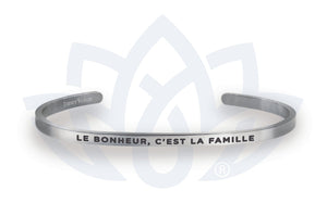 Open image in slideshow, Le bonheur, c&#39;est la famille: InnerVoice Bracelet
